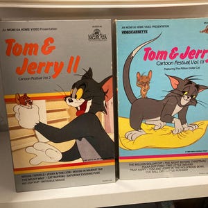 Vintage Tom & Jerry Cartoon Festival Big Box MGM/UA Betamax Videos, plus Comic Books for Sale