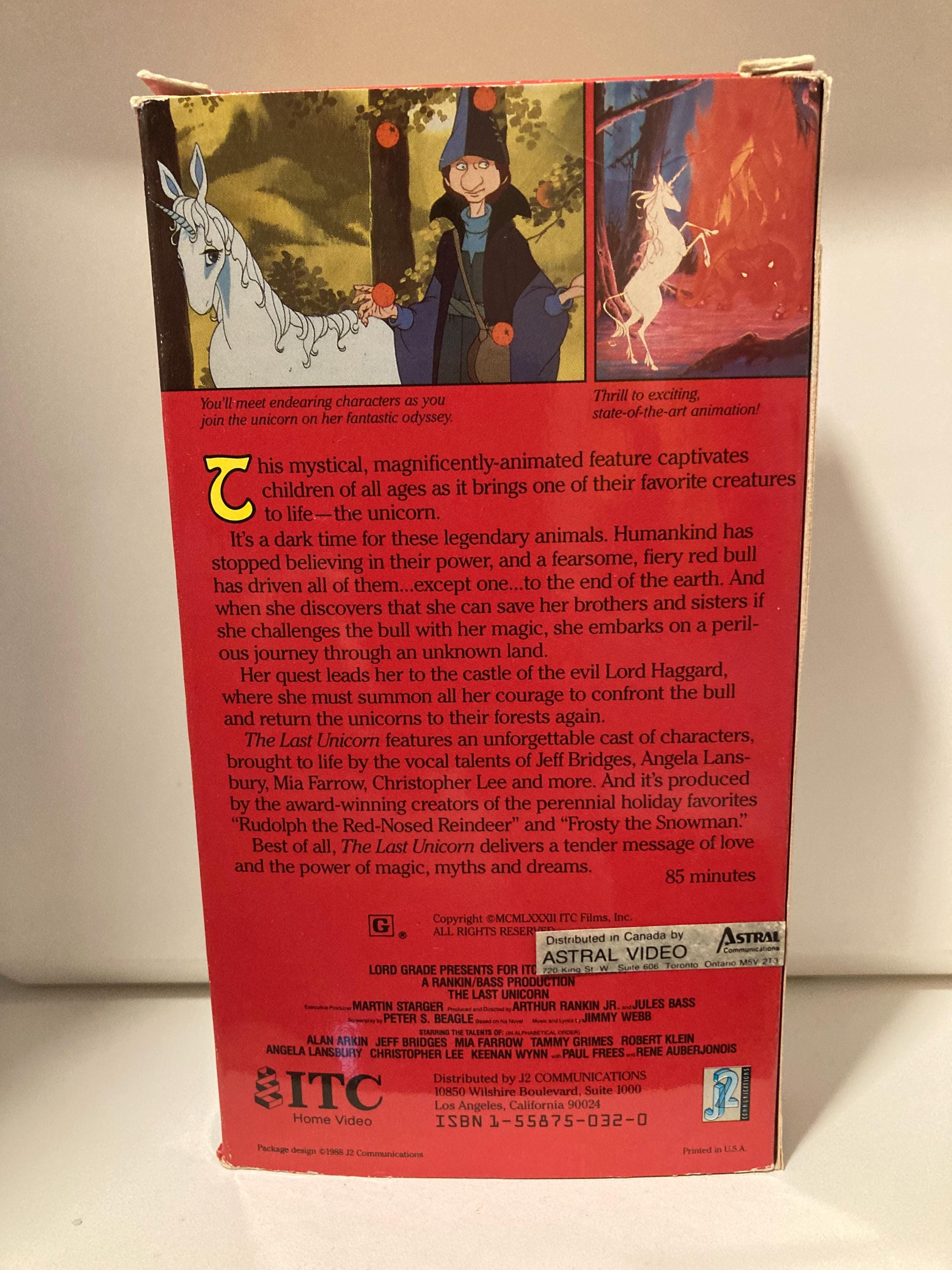 UNICORNのビデオテープです ラスト・ユニコーン VHSビデオテープ - Etsy 日本