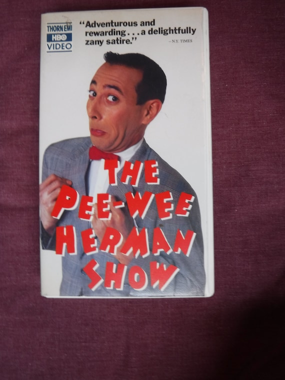 VHS and BETA Videos - the Pee-wee Herman Show - Etsy