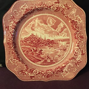 Johnson Bros Historic America Square English China Plate
