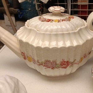 Spode – Rose Briar – Tekanna med 6 koppar