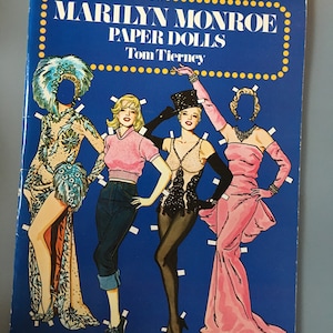 Marilyn Monroe Fashion Paper Dolls Book / Tom Tierney
