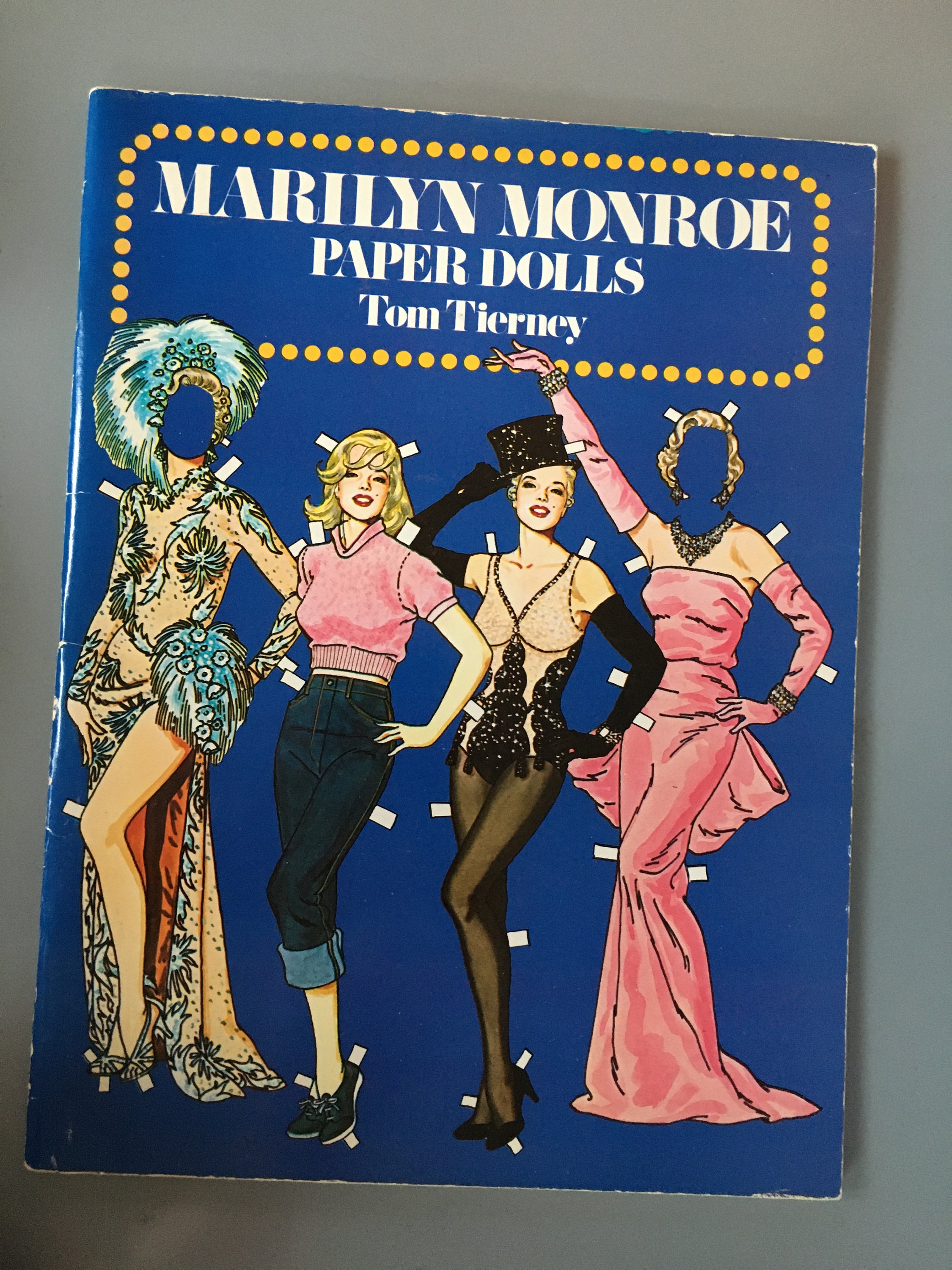 Marilyn Monroe Fashion Paper Dolls Book / Tom Tierney - Etsy