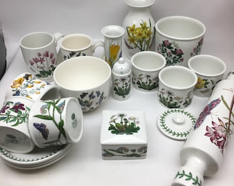 Wzór Portmeirion Variations, Wzór ogrodu botanicznego, Herbata / Kawa / Pojemniki / Wazony