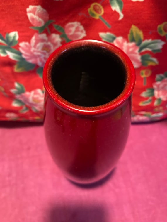 天野陶器 高さ11インチ 牛血赤花瓶 ドイツ製 629-27 - Etsy 日本
