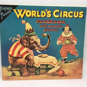 Father Tuck's World's Circus Panorama with Moveable Pictures, Interactive "Book"