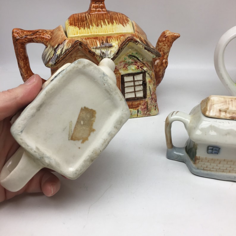 Vintage Collectible Cottage House Teapots House Shaped Etsy