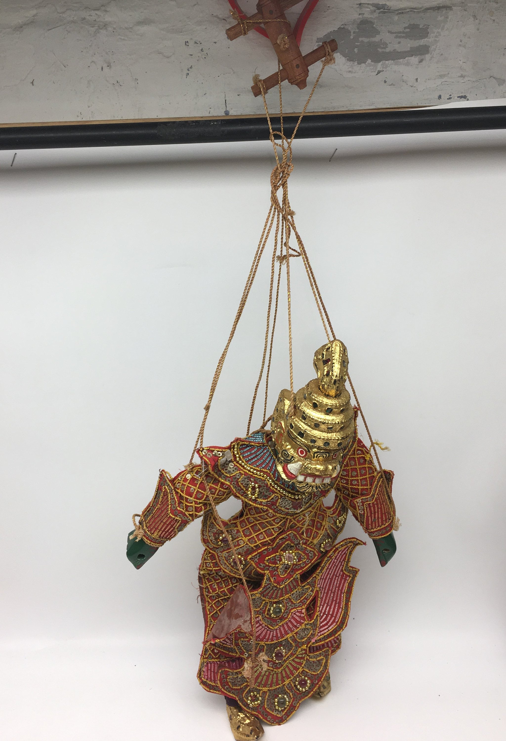 Vintage Asian Marionette Puppet - Etsy