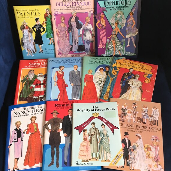 Paper Doll　three books　Tom Tierney Lot of 3 Tom Tierney Paper Doll Books | eBay