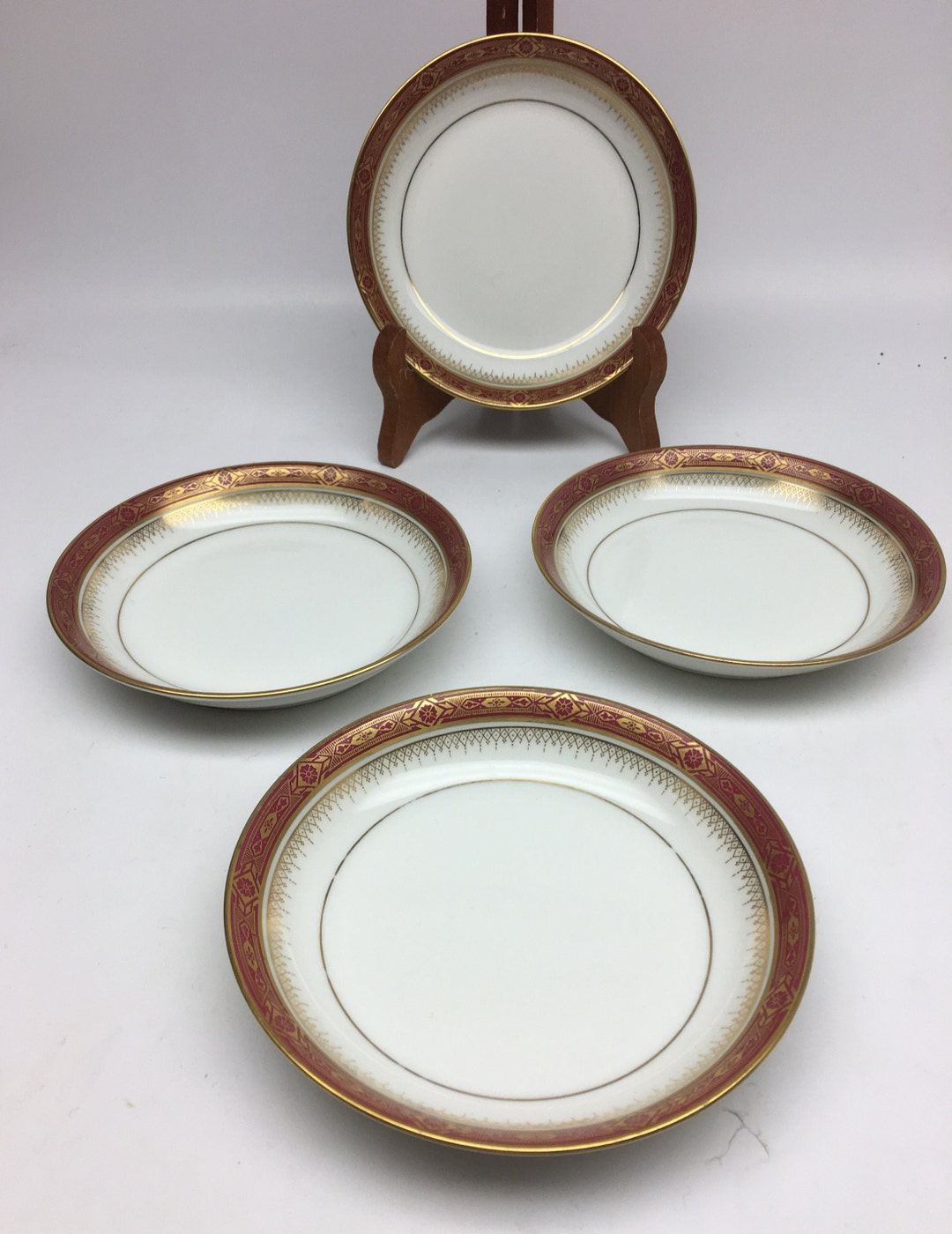 Set of Four Limoges Elite Works, Rim Soup Bowls (4) - Etsy