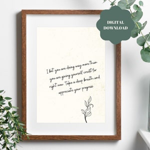 Positive, Empowering Reminder, Printable Wall Art, Home Decor, Office Decor, Gift, Inspiration, Motivation