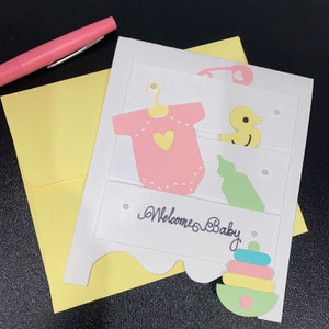 Welcome baby greeting card