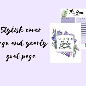 Printable Daily Planner Boho Floral Daily Planner Printable - Etsy