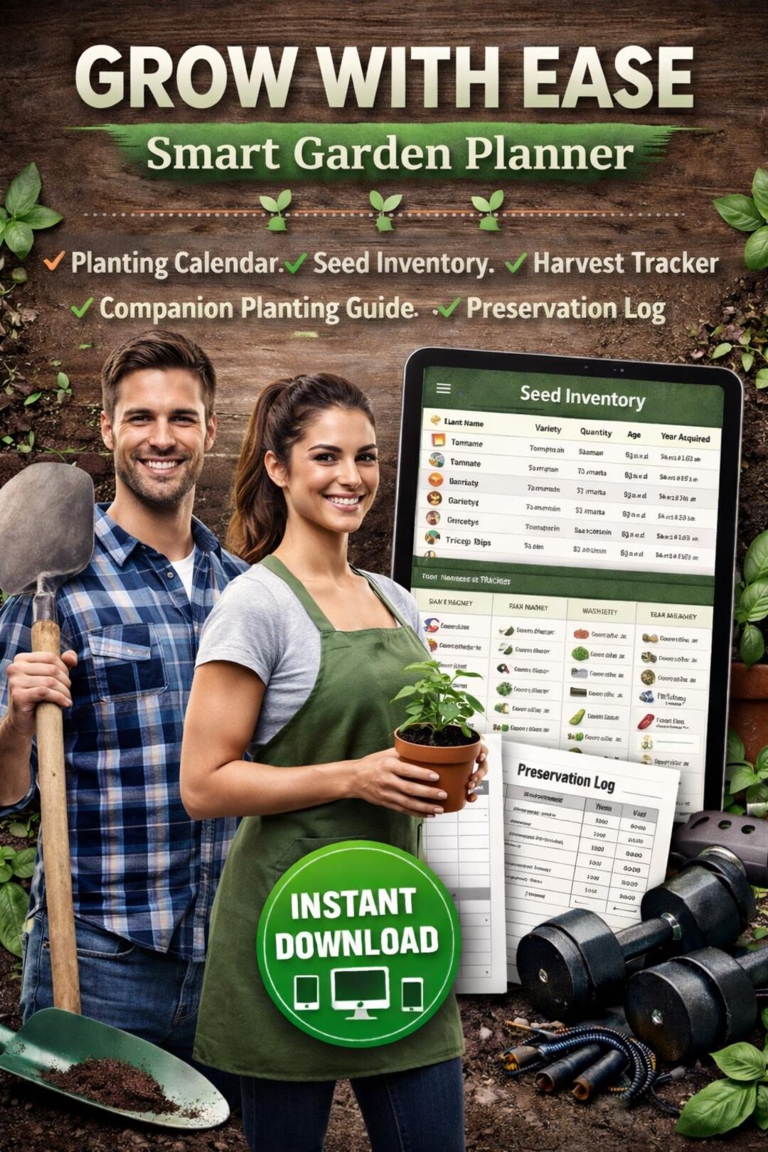 Smart Garden Planner, Planting Calendar, Seed Inventory, Harvest ...