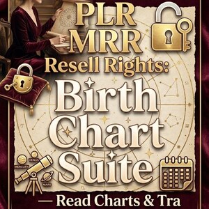 Cosmic Chart Pro™ オフライン占星術 HTML アプリ + 出生図リーダー + PLR/MRR ライセンス