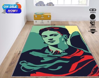 Frida Kaklo Floral Exotic Portrait Floor Carpet Non-skid Door Bath Mat Home Rugs Frida Kaklo Floral Exotic Portrait Floor Carpet Non-skid Door Bath Mat Home Rugs