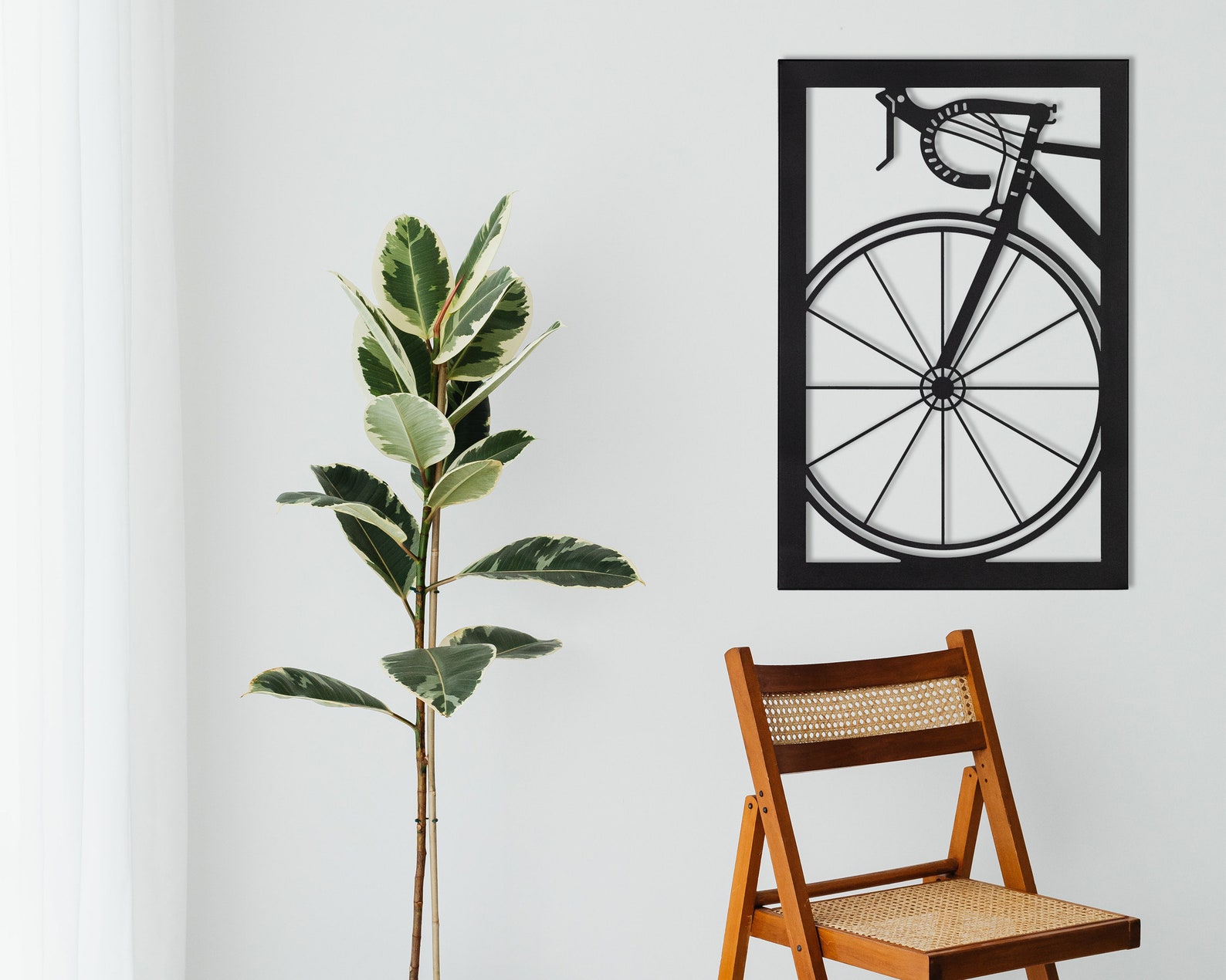 Bicycle Metal Wall Art Metal Wall Decor Mountain Bike Metal Etsy