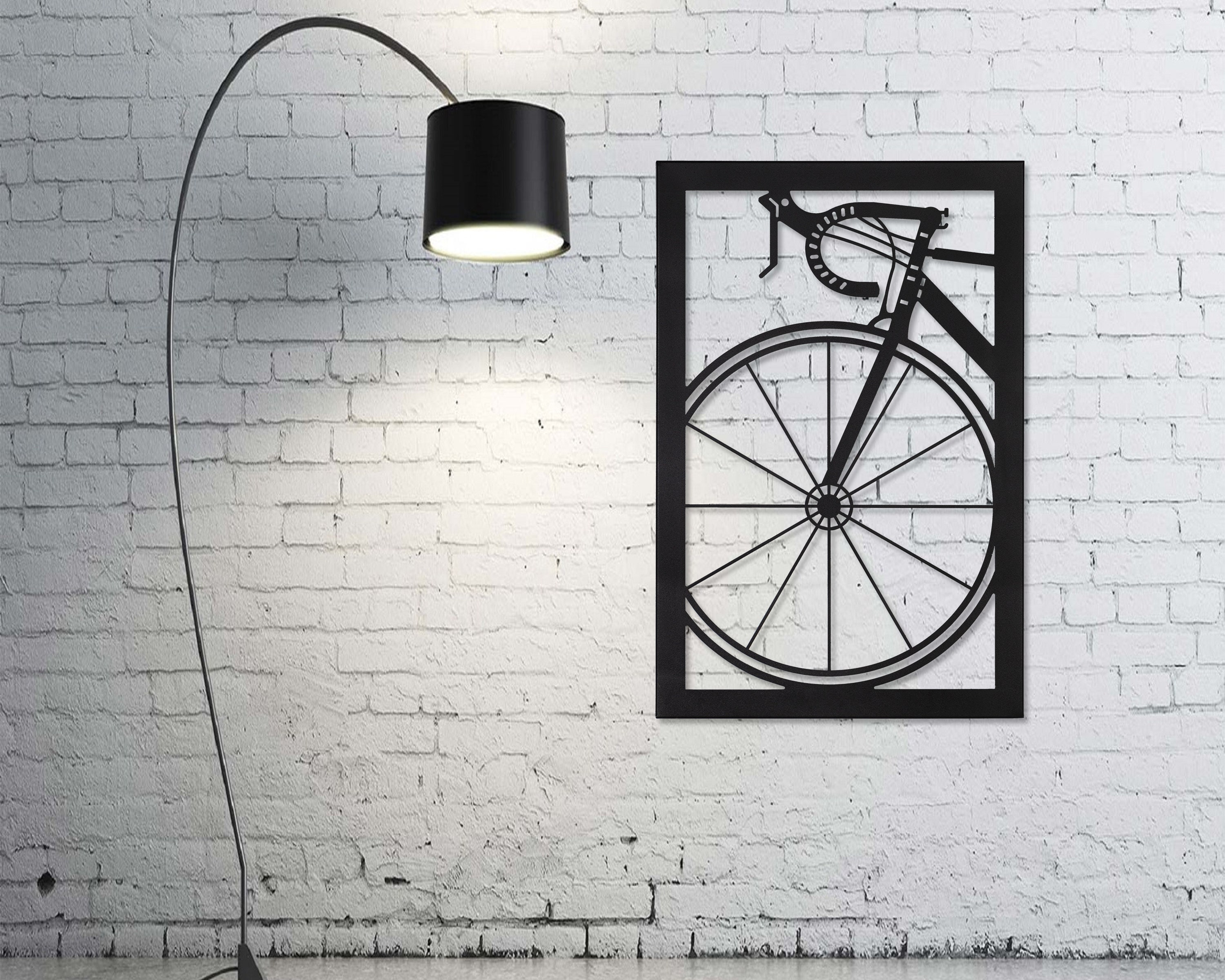 Bicycle Metal Wall Art Metal Wall Decor Mountain Bike Metal - Etsy