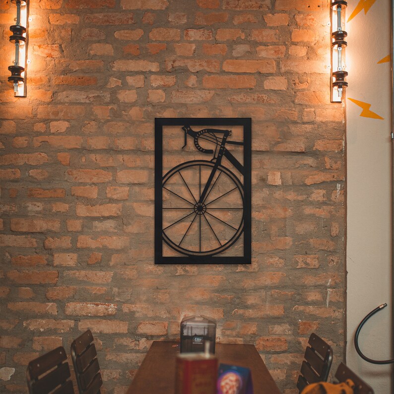 Bicycle Metal Wall Art Metal Wall Decor Mountain Bike Metal - Etsy