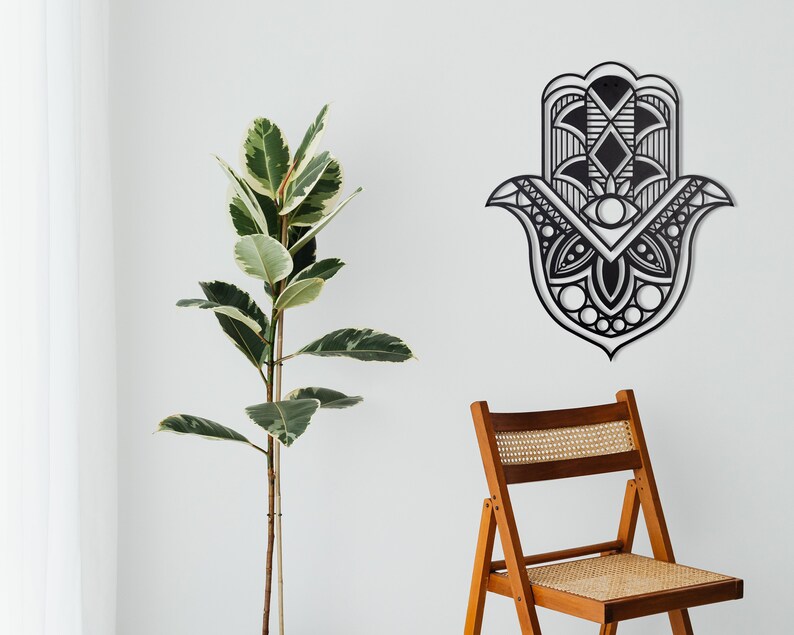 Hamsa Metal Wall Art Metal Wall Decor Hamsa Wall Hangings Etsy