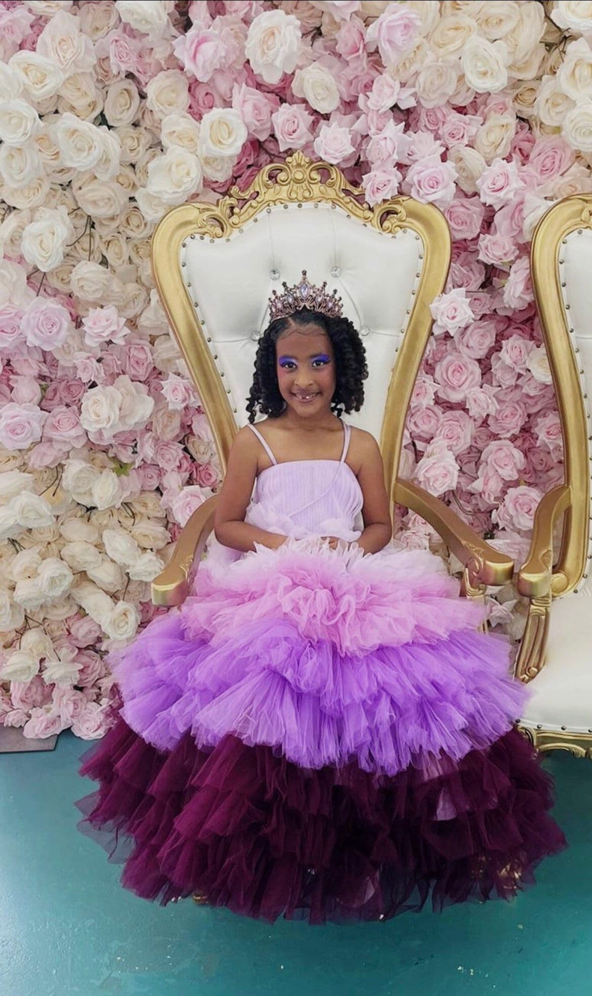 Purple Fun Flower Girl Dresses Azazie Minia Vintage Mauve A-Line Bow Matte  Satin Dress Azazie