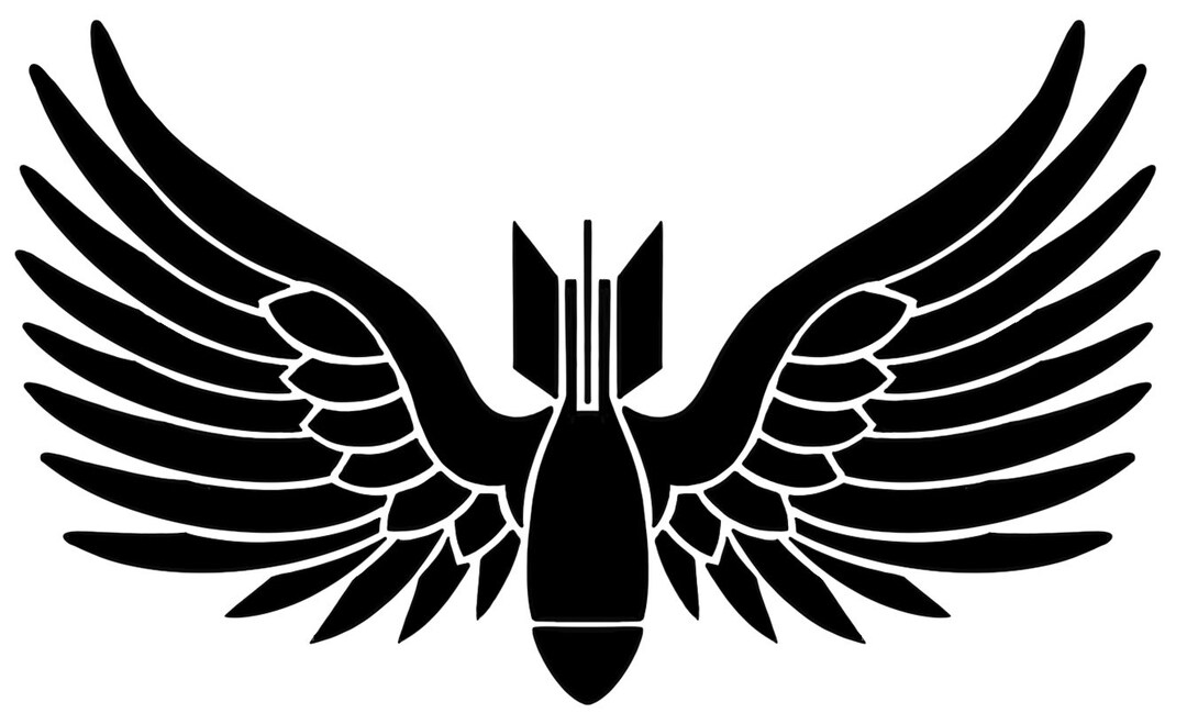Bomb Wings Vinyl Decal Sticker Etsy