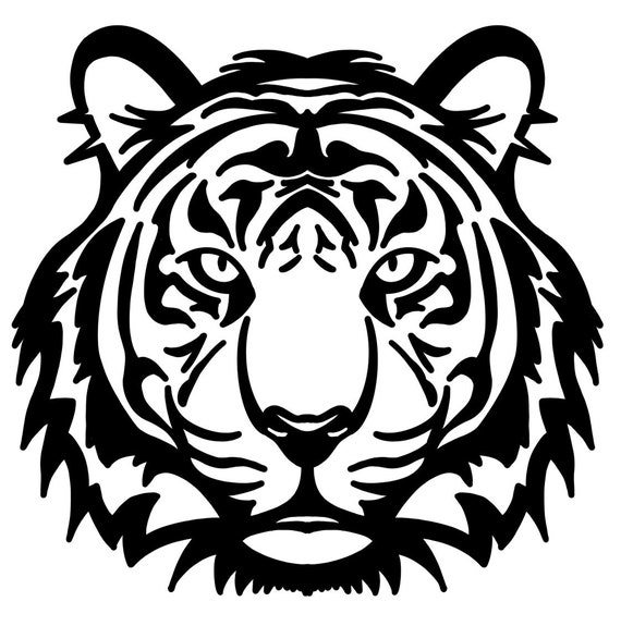 Tiger Vinyl Decal Sticker Etsy