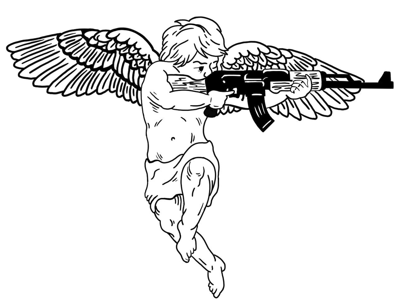 11 Angel With Gun Tattoo Ideas That Will Blow Your Mind  alexie