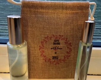 Bolsa de yute para perfume, bolsa con cordón para botellas de vidrio de Perfume de aceite esencial de 10ml, 30ml y 50ml - Etsy España