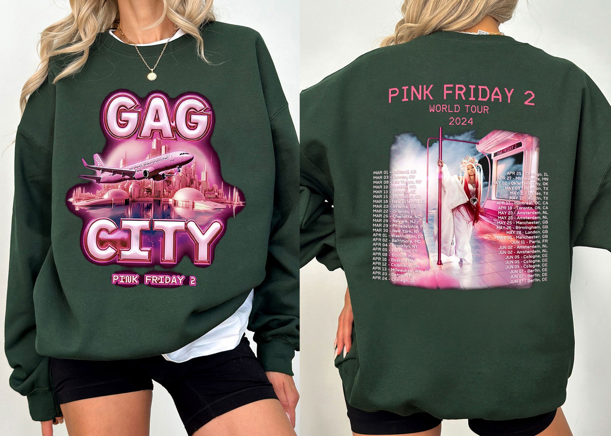Nicki Minaj Shirt, Nicki Minaj Pink Friday 2 Tour Shirt, Gag City Shirt