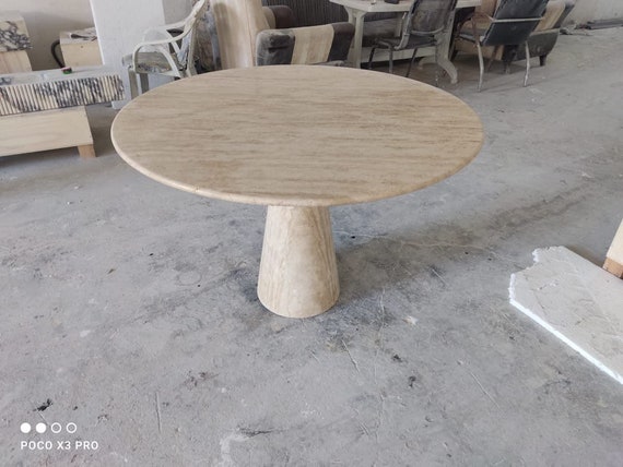 Travertine Table Travertine End Table Travertine Side Table