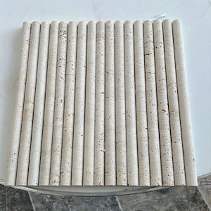 Varan Tile Rods Custom Size Marble Travertine Wall Cladding Panel, Convex Tiles ...