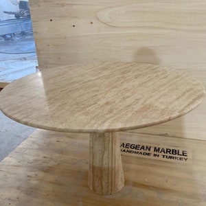 Travertine Coffee Table, Travertine End Table, Travertine Console Table, Travertine Side Table, Custom Order Table, Hand Carved Table