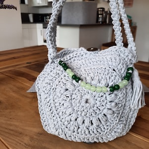 Crochet pattern Boho bag, shoulder bag, summer bag, PDF German