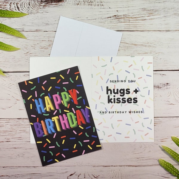 Happy Birthday Confetti Card | Mailable Gift | Simple Toy | Includes Present | For Child, Grandchild, Niece, Nephew, Friend | Sent with Love