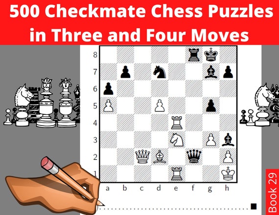 500 Chess Puzzles, Mate in 3, Intermediate Level by Chess Akt