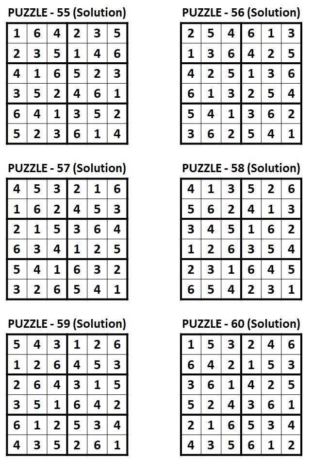 Sudoku Per Bambini 9-12 Anni: Sudoku 6x6. Livello: Facile, Medio, Difficile  con Soluzioni. Ore di giochi. (Paperback)