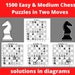 1500 Chess Puzzles in Two Moves Printable PDF - With Answers - Instant ...