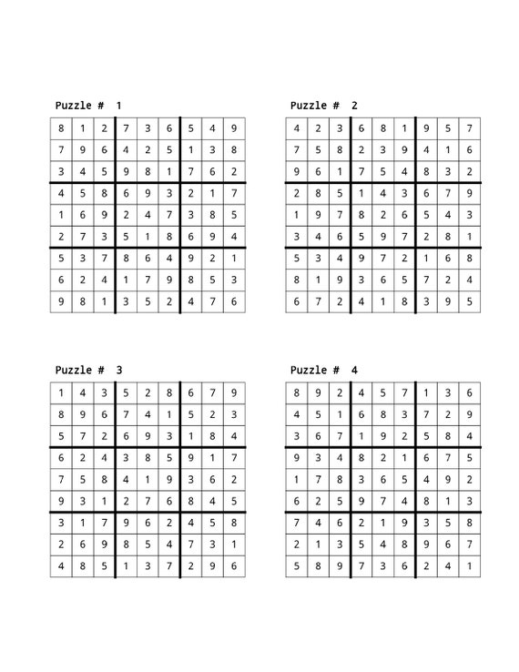 printable pdf sudoku level 4 400 hard sudoku puzzles for etsy canada