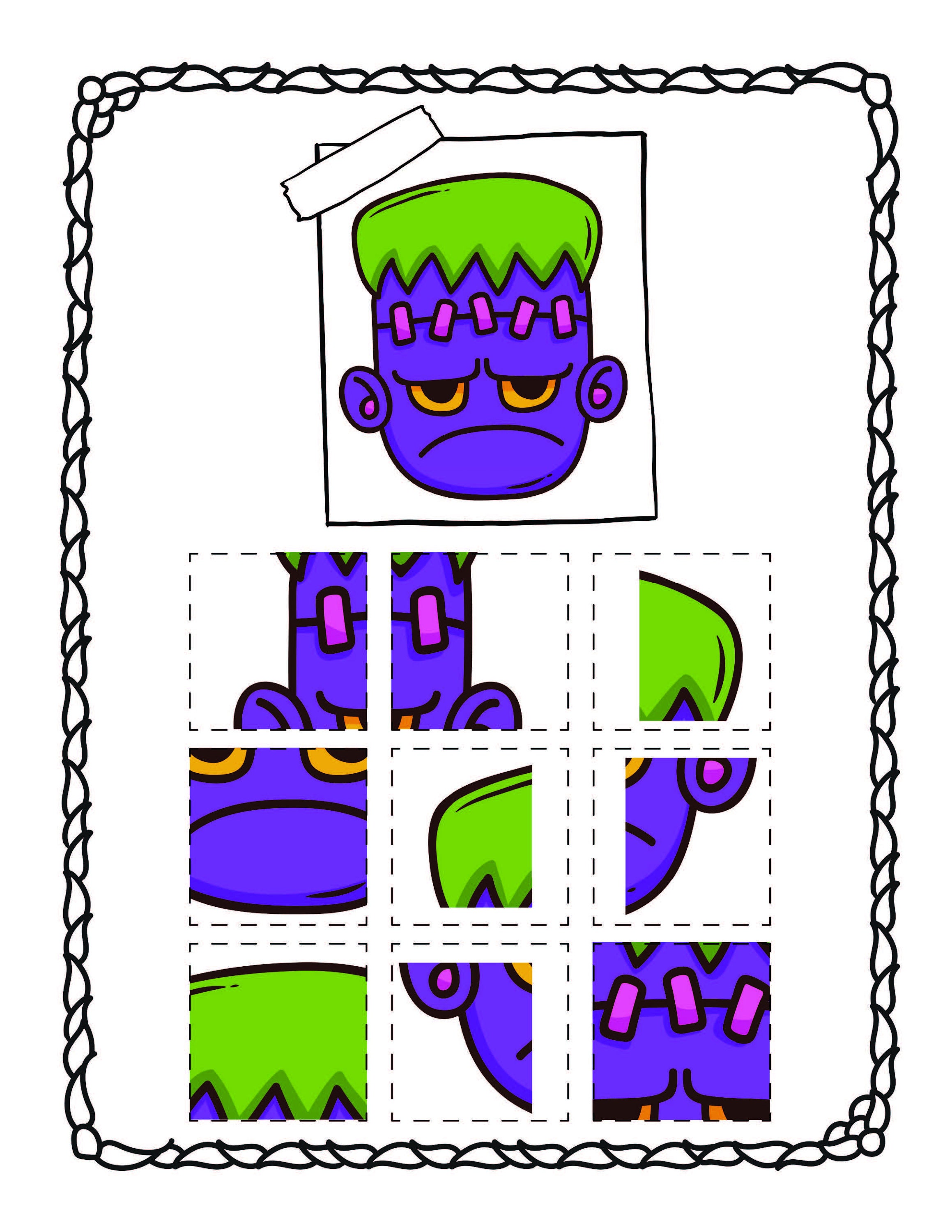120 Pages Halloween Scissor Skills for Kids - Pdf Scissor Practice ...