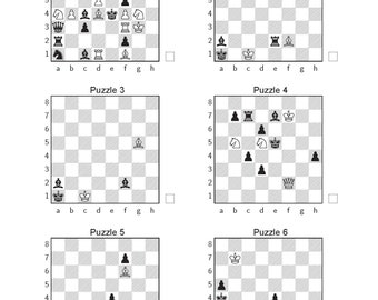 Mate in 2 (By Khanukov) With Solutions - PUZZLES To SOLVE, PDF, Chess  Competitions