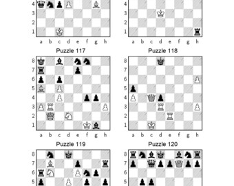 600 Chess Checkmate Puzzles in One Move-chess Printable PDF -  Finland