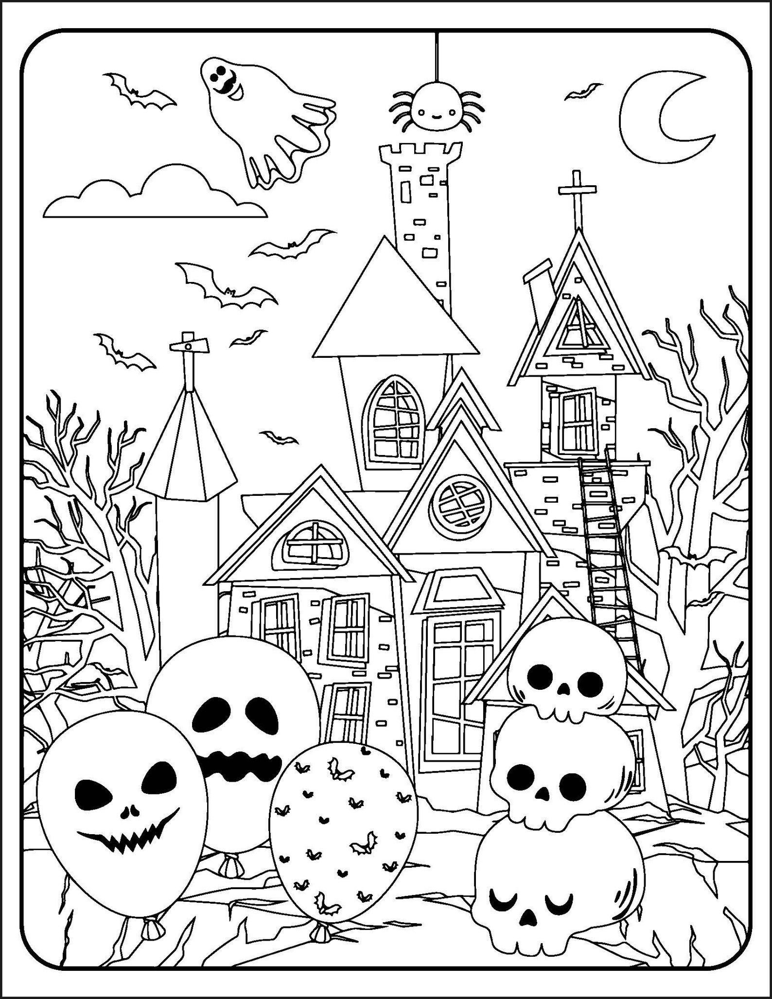 Free Printable Halloween Coloring Book Pdf