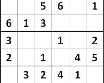 150 6x6 Sudoku Puzzles for Kids VOL-10 Graphic by KDP Coloring Pages ·  Creative Fabrica