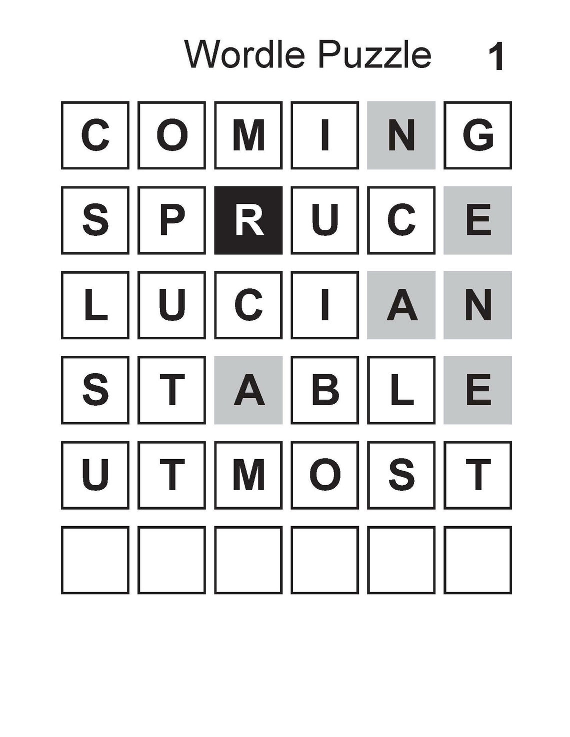 Wordle Challenge Book With 100 Wordle Puzzles and Their Answers Instant