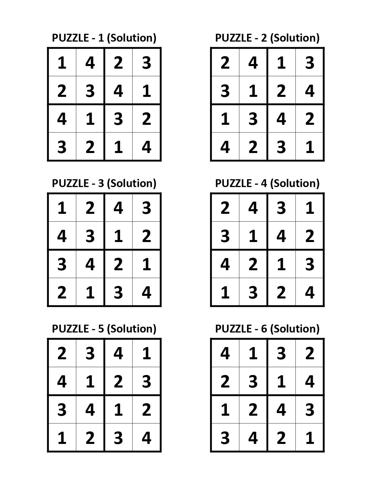 Sudoku 4x4 Para Niños Nivel muy fácil - fácil: 200 Rompecabezas De Sudoku  Con Soluciones Para Niños de 4-6 Años : : Brinquedos e Jogos