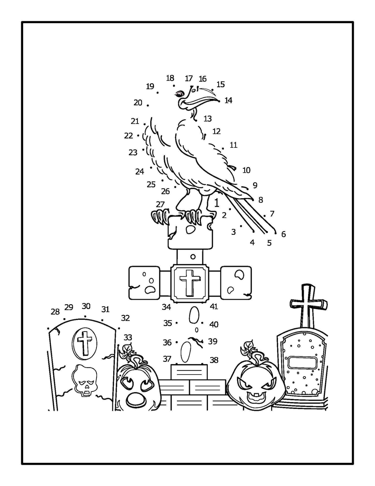 Connect the Dots Halloween Activities for Kids 130 Pages - Etsy