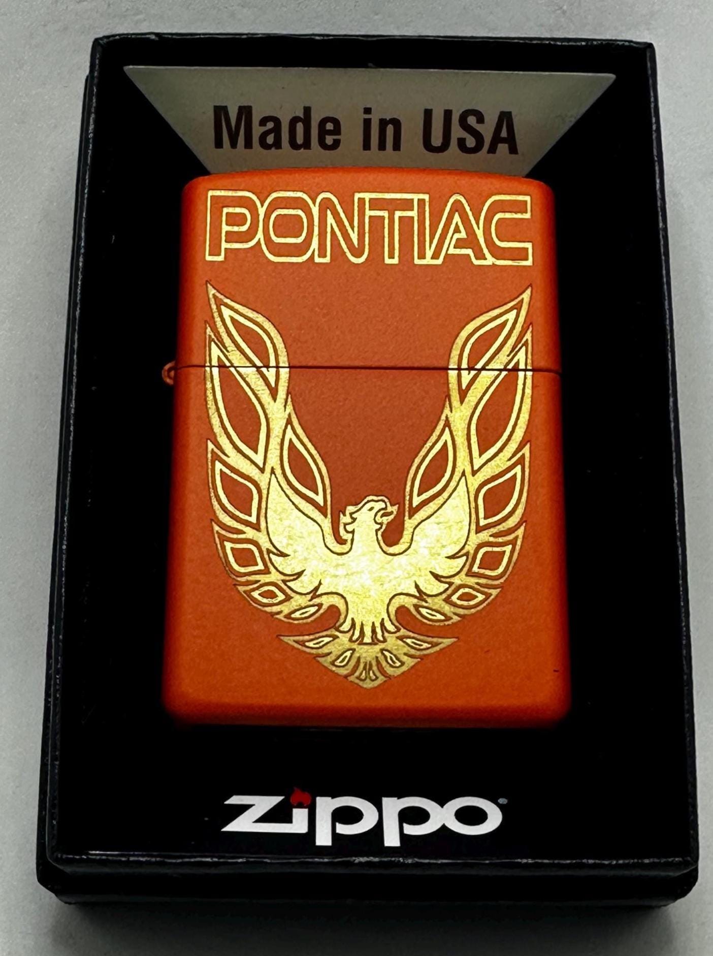 Custom Laser Engraved Zippo Lighter Pontiac Firebird Trans Am