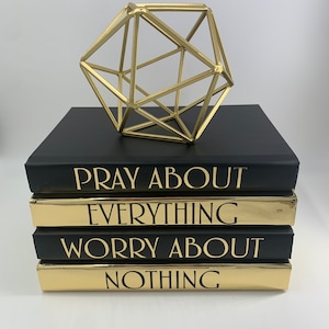 Prayer Coffee Table Books | Faith | Luxury Books | Decorative Books | Stacked Books