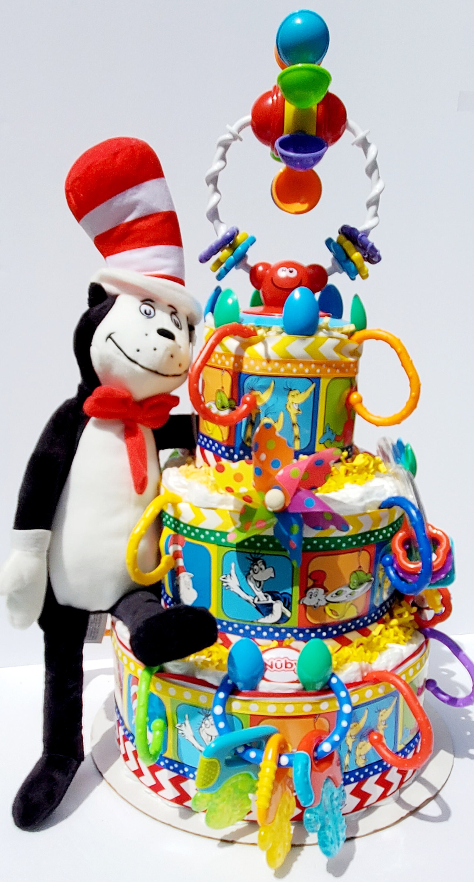 Cat In The Hat Sheet Cake